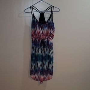 T back ,spaghetti strap sun dress